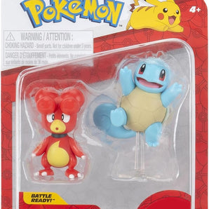 Pokémon Figurer Squirtle og Magby 5 cm