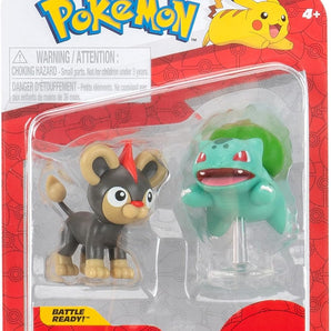 Pokémon Figurer Bulbasaur og Litleo 5 cm