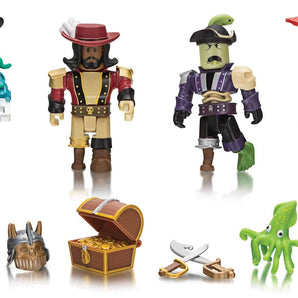 Roblox Pirate Showdown Figur Sæt med 4 Figurer og Kode