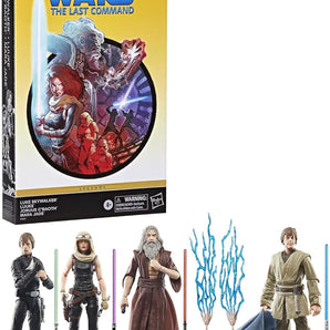 Star Wars The Black Series Figur Sæt The Last Command med Luke, Luuke, Joruus C'baoth og Mara Jade 15 cm