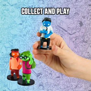 Gang Beasts Figur Sæt 5-pack med Skjult Sjælden Figur 6 cm