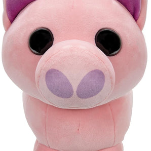 Roblox Adopt Me Bamse Gris Med Virtuel Spilkode 20 cm Lyserød