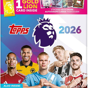 Topps Fodboldkort Premier League Starter Pack – Samlermappe, kort og Gold Lion specialkort