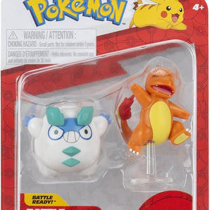Pokémon Figurer Charmander og Galarian Darumaka 5 cm
