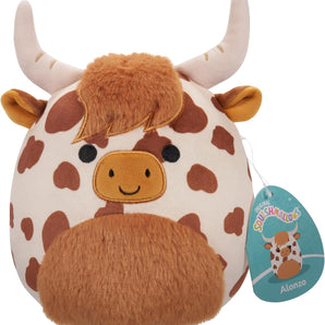 Squishmallows Bamse Alonzo Highland Cow 19 cm