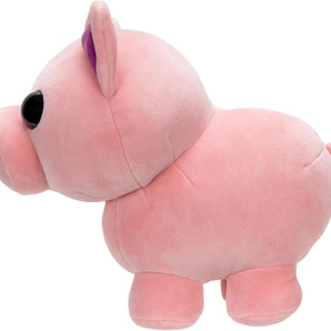 Roblox Adopt Me Bamse Gris Med Virtuel Spilkode 20 cm Lyserød