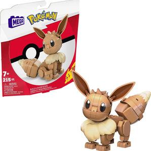 MEGA Pokémon Byggesæt Eevee Figur 215 Dele 10 cm