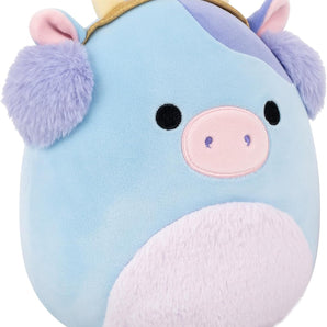 Squishmallows Bamse Jul Blå Ko 20 Cm