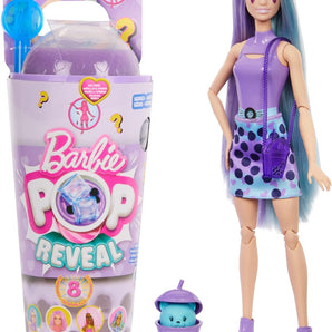 Barbie Dukke Pop Reveal Bubble Tea Series Taro Milk 27 Cm