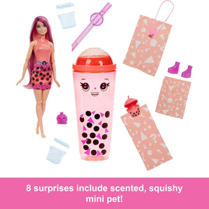 Barbie Dukke Pop Reveal Bubble Tea Series Mango Mochi 27 Cm