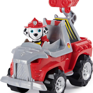 Paw Patrol Figur Marshall med Brandbil og Surprise Dinosauræg