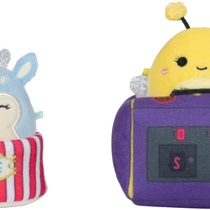 Squishmallows Bamser Micromallows 4-Pack Mini-Figurer med Tilbehør 6 cm