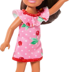 Barbie Chelsea Dukke med Kirsebærkjole 15 cm