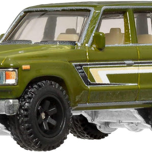 Hot Wheels Premium Car Culture Toyota Land Cruiser FJ60 1:64 med Real Riders Dæk