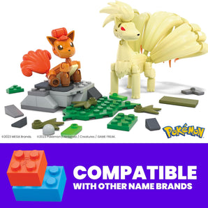 MEGA Pokémon Byggesæt - Vulpix og Ninetails Evolution Pack (145 dele)