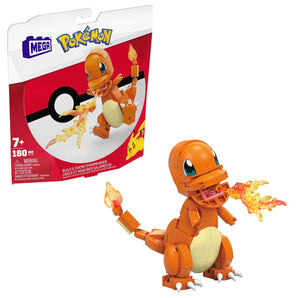 MEGA Pokémon Byggesæt Charmander 180 Dele 10 cm