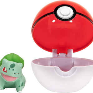 Pokémon Clip ‘N’ Go Poké Ball med Bulbasaur Figur 5 cm