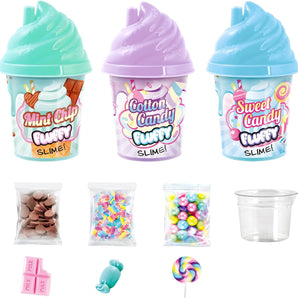 So Slime DIY - Fluffy Slim Sæt - Tilsæt Vand og Ryst