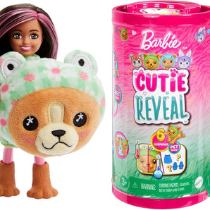 Barbie Dukke Cutie Reveal Chelsea Frø Kostume & 6 Overraskelser 13 Cm