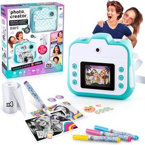 Instant Kamera til Børn med Printer og Kreative Accessories