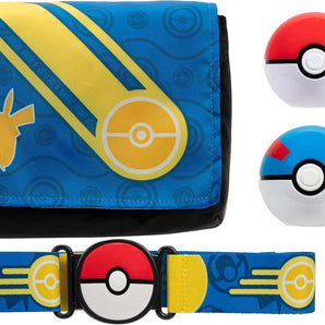 Pokémon Bælte Sæt Bandolier Clip 'N Go 2x Pokéball + Pikachu Figur 5 Cm
