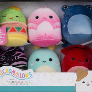 Squishmallows Bamser Micromallows 6-pakke 6 Cm