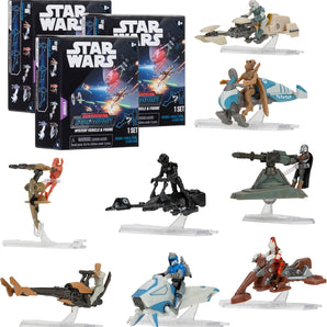 Star Wars Mini Actionfigurer Micro Galaxy Serie 5 - Figurer med Fartøj 2,5 cm