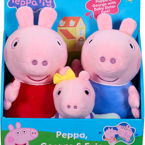 Gurli Gris Bamser Gurli, Lillesøster Evie og Lillebror George 3-Pak