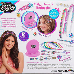 Shimmer 'n Sparkle DIY Kreativt Smykkesæt til Hårbånd