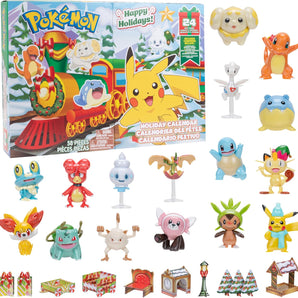 Pokémon Adventskalender med Figurer og Tilbehør til Jul 5 cm