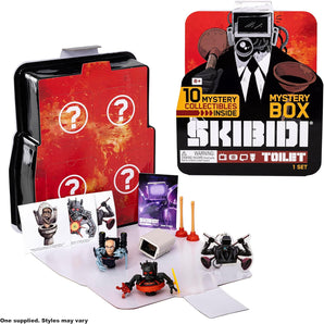 Skibidi Toilet Figur Mystery Surprise Box med 10 Overraskelser