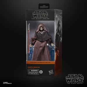Star Wars Figur Darth Sidious Black Series Revenge of the Sith 15 Cm