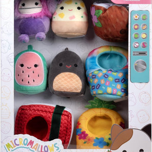 Squishmallows Bamser Micromallows Sæt - Mini-Figurer med Tilbehør 6 cm
