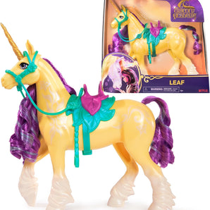 Unicorn Academy Dukke Enhjørning Leaf med Tilbehør 28 cm