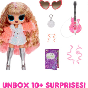 L.O.L. Surprise! Dukke Neon Dance med Tilbehør 16 cm