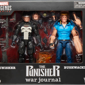 Marvel Figur Legends Series – Punisher og Bushwacker 15 cm