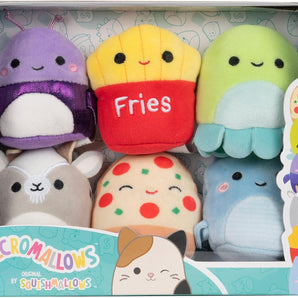 Squishmallows Bamser Micromallows 6-pakke 6 Cm