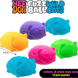 NeeDoh Fuzz Ball Wild Cats squishies i flere farver