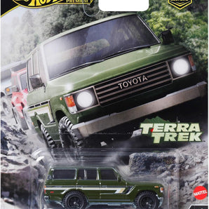 Hot Wheels Premium Car Culture Toyota Land Cruiser FJ60 1:64 med Real Riders Dæk