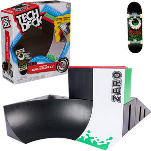 Tech Deck Fingerboards Rampe Builder 2.0 Starter Set, med Ægte Zero Fingerboard