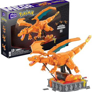 MEGA Pokémon Charizard Samlesæt med 1664 Dele
