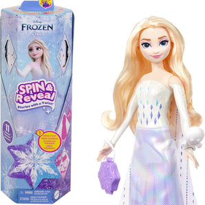 Disney Frozen Dukke Elsa Spin & Reveal med 11 Overraskelser