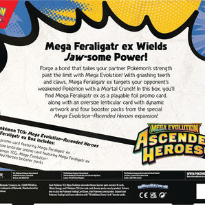 Pokémon Kort Mega Evolution Ascended Heroes Mega Feraligatr Ex Box