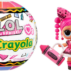 L.O.L. Surprise Dukke Loves Crayola Tots Med 7 Overraskelser