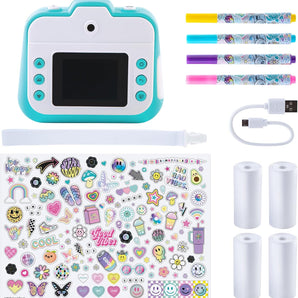 Instant Kamera til Børn med Printer og Kreative Accessories