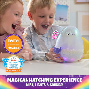 Hatchimals Alive Æg Mystery Hatch Draggle, Interaktivt Overraskelsesæg med Lys og Lyd