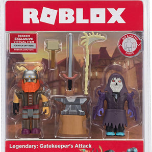 Roblox Legendary Gatekeeper's Attack Figur Sæt med Kode og Tilbehør
