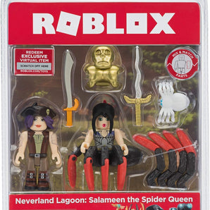Roblox Neverland Lagoon Salameen The Spider Queen Figur Sæt med Kode og Tilbehør