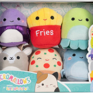 Squishmallows Bamser Micromallows 6-pakke 6 Cm