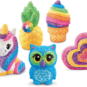 Shimmer ‘n Sparkle Kreativt DIY Sæt 3D Crystal Gem Creations